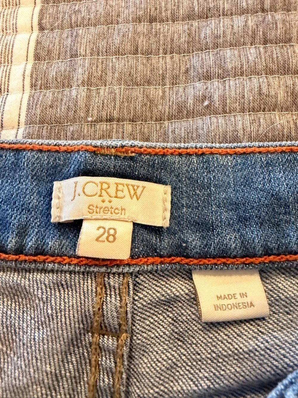 J. Crew Light Blue Frayed Hem Boyfriend Denim Shorts Women’s size 28”
